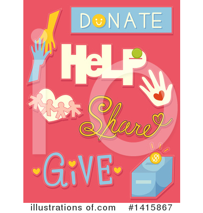 Royalty-Free (RF) Charity Clipart Illustration by BNP Design Studio - Stock Sample #1415867