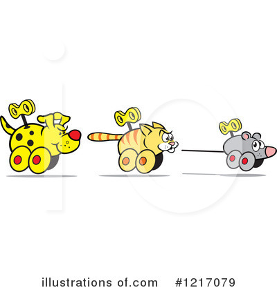 Royalty-Free (RF) Chase Clipart Illustration by Johnny Sajem - Stock Sample #1217079