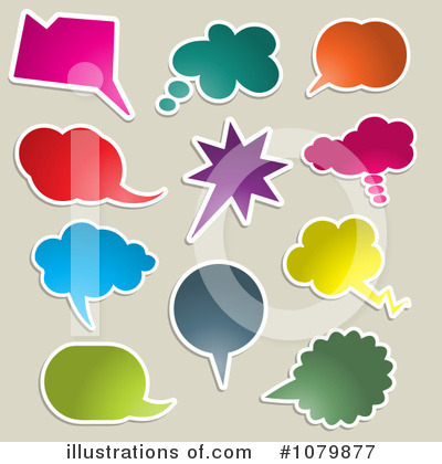 Text Balloons Clipart #1079877 by KJ Pargeter