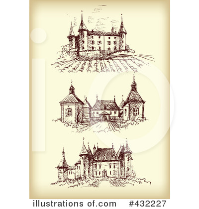 Royalty-Free (RF) Chateau Clipart Illustration by Eugene - Stock Sample #432227