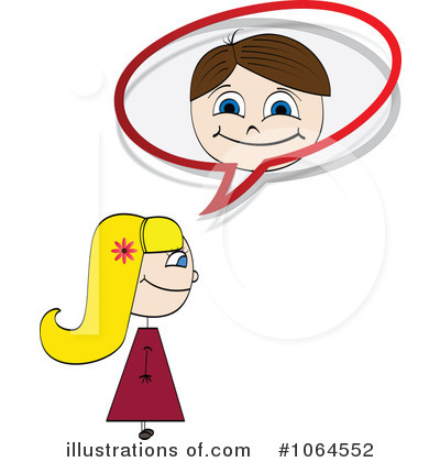 Royalty-Free (RF) Chatting Clipart Illustration by Andrei Marincas - Stock Sample #1064552