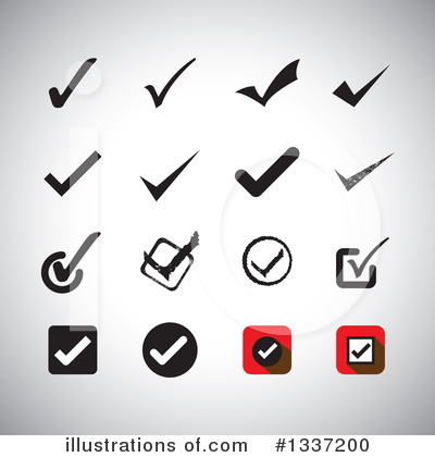 Royalty-Free (RF) Check Mark Clipart Illustration by ColorMagic - Stock Sample #1337200