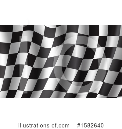 Checkered Flag Clipart #1582640 by Vector Tradition SM