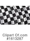 Checkered Flag Clipart #1613287 by Vector Tradition SM
