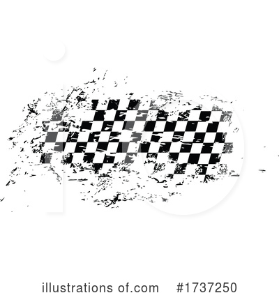 Checkered Flag Clipart #1737250 by Vector Tradition SM