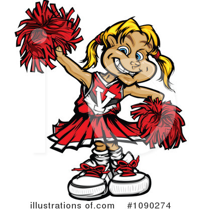 Cheerleader Clipart #1090274 by Chromaco