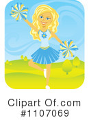 Cheerleader Clipart #1107069 by Amanda Kate