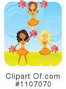 Cheerleader Clipart #1107070 by Amanda Kate