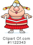 Cheerleader Clipart #1122343 by Cory Thoman