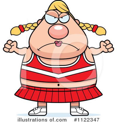 Royalty-Free (RF) Cheerleader Clipart Illustration by Cory Thoman - Stock Sample #1122347