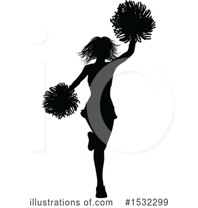 Cheerleader Clipart #1532299 by AtStockIllustration
