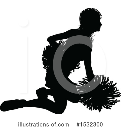 Cheerleader Clipart #1532300 by AtStockIllustration