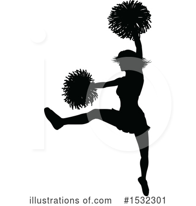 Cheerleader Clipart #1532301 by AtStockIllustration