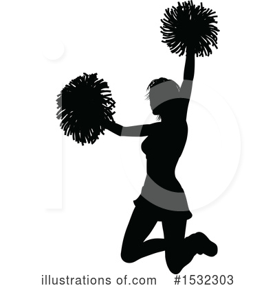 Cheerleader Clipart #1532303 by AtStockIllustration