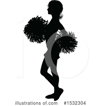 Royalty-Free (RF) Cheerleader Clipart Illustration by AtStockIllustration - Stock Sample #1532304