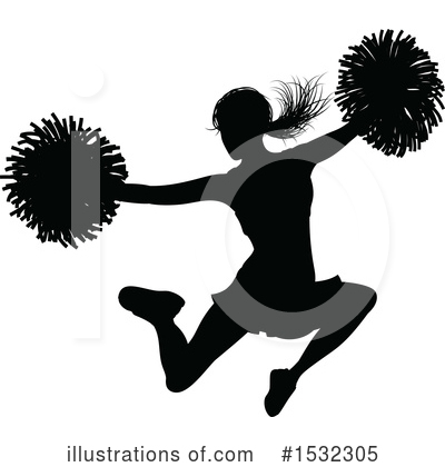 Royalty-Free (RF) Cheerleader Clipart Illustration by AtStockIllustration - Stock Sample #1532305