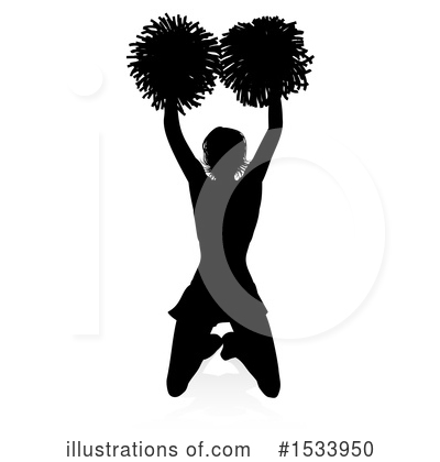 Royalty-Free (RF) Cheerleader Clipart Illustration by AtStockIllustration - Stock Sample #1533950