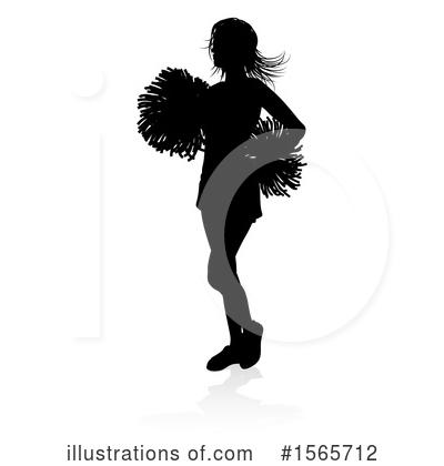 Royalty-Free (RF) Cheerleader Clipart Illustration by AtStockIllustration - Stock Sample #1565712