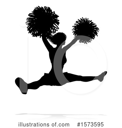Royalty-Free (RF) Cheerleader Clipart Illustration by AtStockIllustration - Stock Sample #1573595