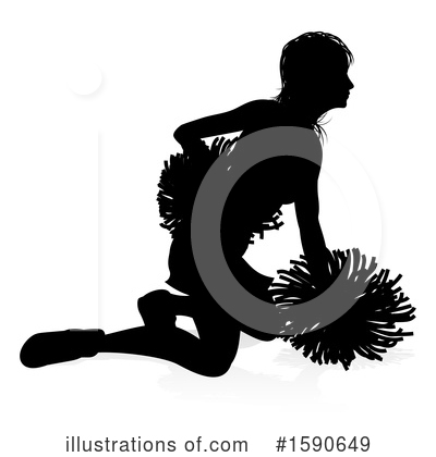 Royalty-Free (RF) Cheerleader Clipart Illustration by AtStockIllustration - Stock Sample #1590649