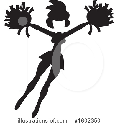 Royalty-Free (RF) Cheerleader Clipart Illustration by Johnny Sajem - Stock Sample #1602350