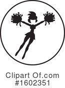 Cheerleader Clipart #1602351 by Johnny Sajem