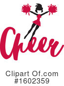 Cheerleader Clipart #1602359 by Johnny Sajem