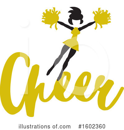 Royalty-Free (RF) Cheerleader Clipart Illustration by Johnny Sajem - Stock Sample #1602360