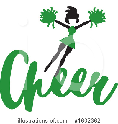 Royalty-Free (RF) Cheerleader Clipart Illustration by Johnny Sajem - Stock Sample #1602362