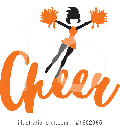 Royalty-Free (RF) Cheerleader Clipart Illustration by Johnny Sajem - Stock Sample #1602365