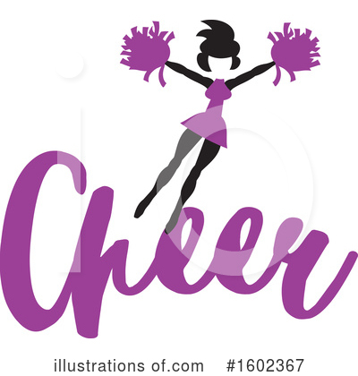 Royalty-Free (RF) Cheerleader Clipart Illustration by Johnny Sajem - Stock Sample #1602367