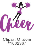 Cheerleader Clipart #1602367 by Johnny Sajem