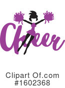 Cheerleader Clipart #1602368 by Johnny Sajem