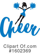 Cheerleader Clipart #1602369 by Johnny Sajem