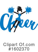 Cheerleader Clipart #1602370 by Johnny Sajem