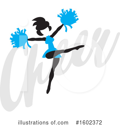 Royalty-Free (RF) Cheerleader Clipart Illustration by Johnny Sajem - Stock Sample #1602372