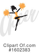 Cheerleader Clipart #1602383 by Johnny Sajem