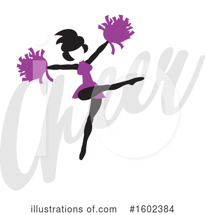 Royalty-Free (RF) Cheerleader Clipart Illustration by Johnny Sajem - Stock Sample #1602384