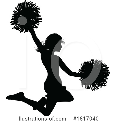 Royalty-Free (RF) Cheerleader Clipart Illustration by AtStockIllustration - Stock Sample #1617040