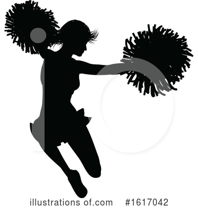 Cheerleader Clipart #1617042 by AtStockIllustration