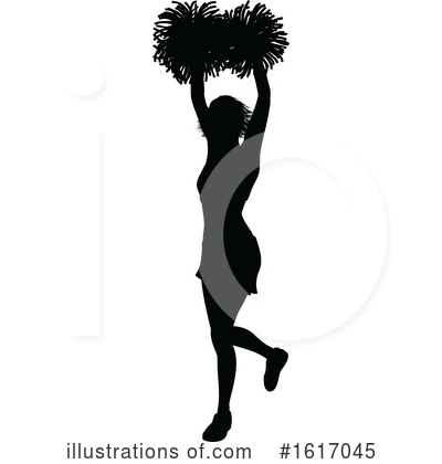 Cheerleader Clipart #1617045 by AtStockIllustration