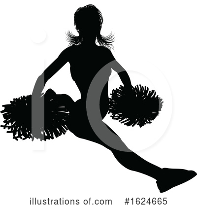 Royalty-Free (RF) Cheerleader Clipart Illustration by AtStockIllustration - Stock Sample #1624665
