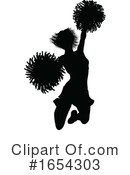 Cheerleader Clipart #1654303 by AtStockIllustration