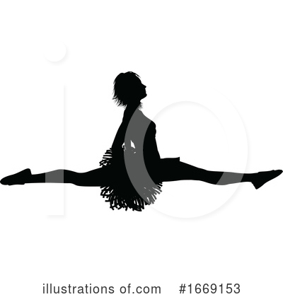 Royalty-Free (RF) Cheerleader Clipart Illustration by AtStockIllustration - Stock Sample #1669153