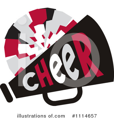 Royalty-Free (RF) Cheerleading Clipart Illustration by Johnny Sajem - Stock Sample #1114657