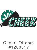 Cheerleading Clipart #1200017 by Johnny Sajem