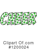 Cheerleading Clipart #1200024 by Johnny Sajem