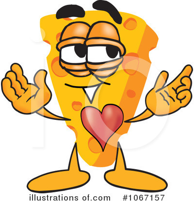 Royalty-Free (RF) Cheese Character Clipart Illustration by Mascot Junction - Stock Sample #1067157
