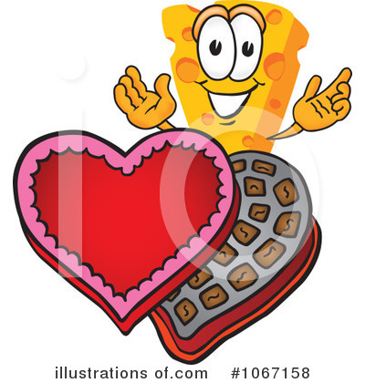 Royalty-Free (RF) Cheese Character Clipart Illustration by Mascot Junction - Stock Sample #1067158