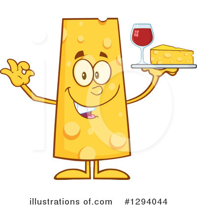 Cheese Character Clipart #1294044 by Hit Toon